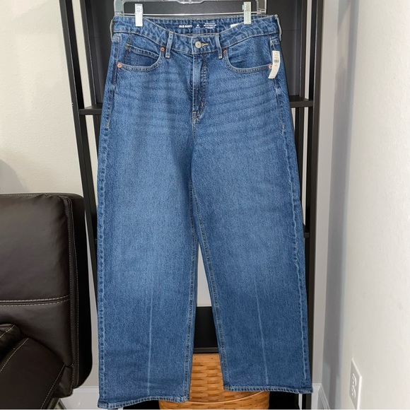 Extra High Rise Sky-Hi Wide Leg Jeans 10 Petite - Picture 3 of 7
